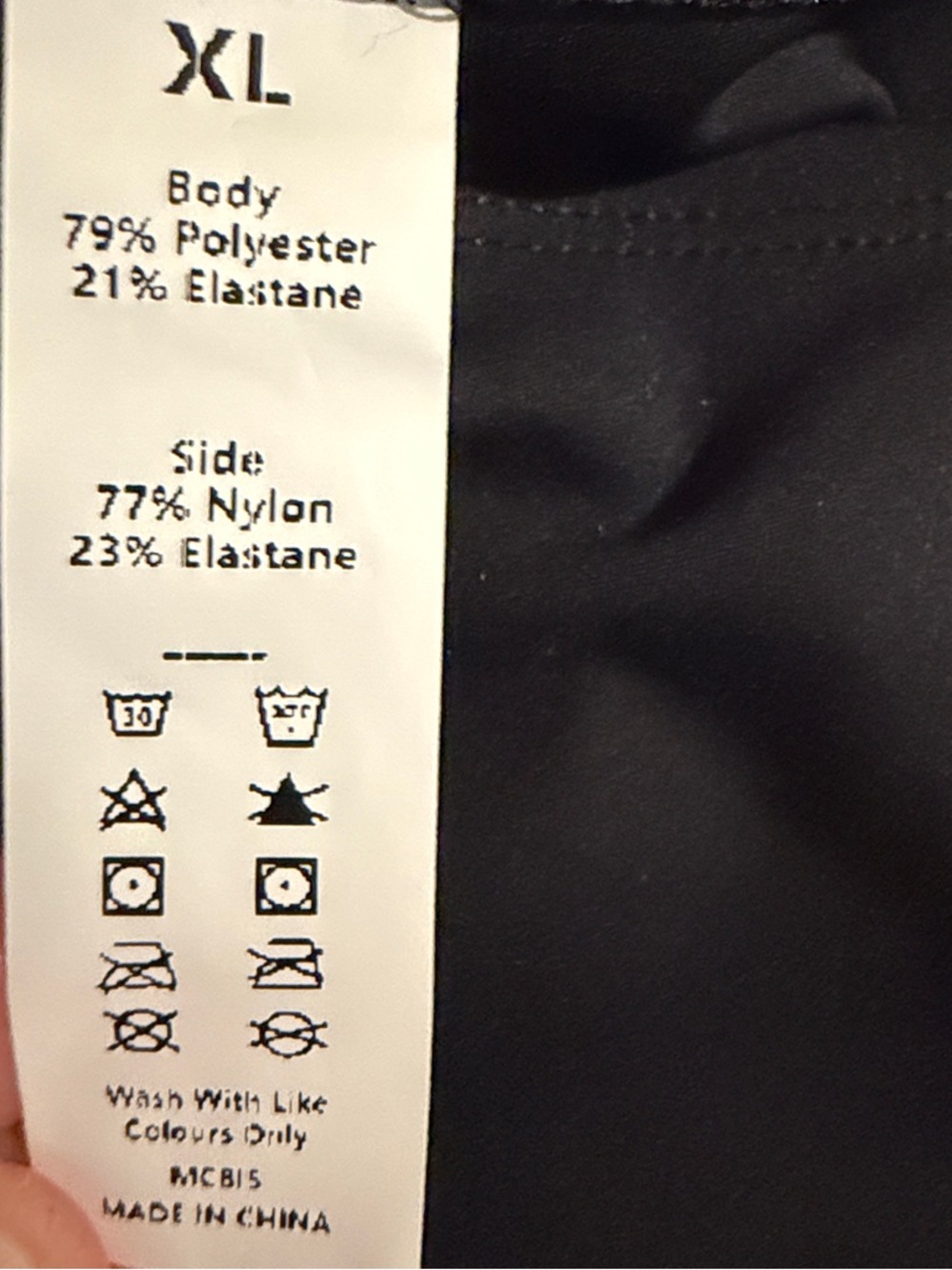 HALARA Black Sleeveless Golf or Tennis Dress with White Trim - Picture 5 of 5
